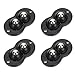 4pcs Self Adhesive Mini Caster Wheels 360 Degree Rotation Sticky Pulley Swivel Wheels for Kitchen Appliances Storage Bins