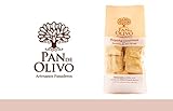  Regañá gourmet, PAN DE OLIVO, producto artesanal, elaborado a mano con aceite de oliva virgen extra. (PACK 4 Unidades). Varios sabores. Envío GRATIS 24 h. (Ajonjolí con escamas de flor de sal)