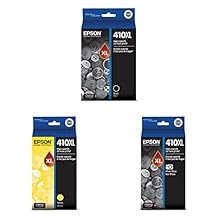 Epson T410XL020 Premium Black High Capacity -Cartridge -Ink T410 Claria Premium -Ink High Capacity Yellow T410 Claria Premium -Ink High Capacity Photo Black