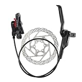 BOLANY Juego de frenos de disco, palancas de freno con adaptador is/PM para bicicleta eléctrica MTB Fat