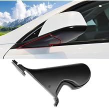 Jaronx متوافق مع الغطاء السفلي لحامل مرآة Tesla Model Y 2018-2024، بديل الغطاء الأساسي السفلي لقوس مرآة الرؤية الخلفية من جانب السائق الأيسر لملحقات Tesla Model Y 8202108