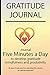 Produktbild Gratitude journal: Journal Five minutes a day to develop gratitude, mindfulness and productivity By Simple Live 5243