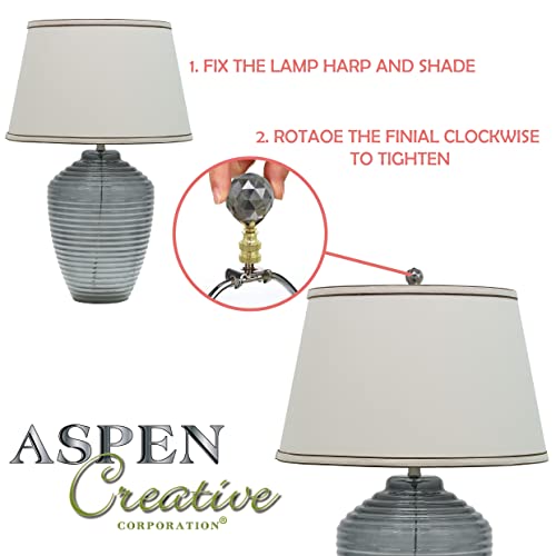 Aspen Creative Antique Brass 24056-07-1, Finial for Lamp Shade Finish, 1-3/4" Height by Aspen Creative - Image 3