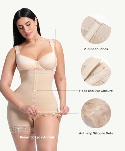 Image of FeelinGirl Shapewear Faja Body Shaper Tummy Control Shapewear Fajas Colombianas Moldeadoras Butt Lifting Shorts