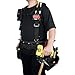 MELOTOUGH Tool Belt with Suspenders Tool Bag Supenders Framers Comb Apron Tool Belt Construction Tool Pouch Builder Heavy Duty Carpenter Suspension Rig for Electrician, Roofing,Contractor