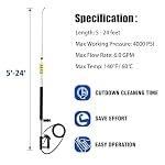 RAYNEL 24FT Telescoping Pressure Washer Wand, Power Washer Attachment - Image 3