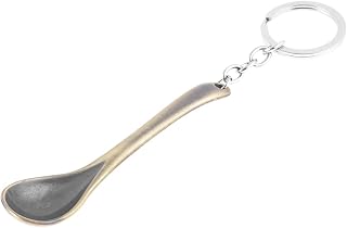 Ruilogod Bronze Tone Mini Scoop Pendant Decor Metal Key Ring Keychain 5.1" Long (id: 484 1cd 618 d70 186