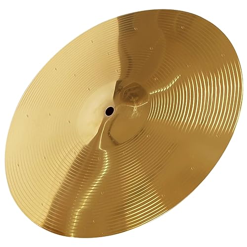 ibasenice Alloy Brass Drum Cymbal Quiet Sound for Jazz Drum Replacement Part Part Supplies