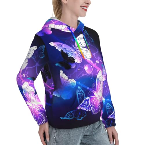 Sweat à capuche papillons de nuit graphique pour rompre avec les pulls tristes - 3