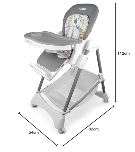 Chaise d'alimentation multifonctionnelle bébé avec 3 positions couchage - 5