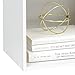 IRIS CX-2 Wood, Bookshelf Storage Shelf, Bookcase, 2-Tier, White