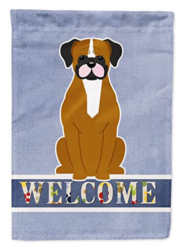 Boxer Bienvenue Drapeau Jardin multicolore petit format décoration - 2