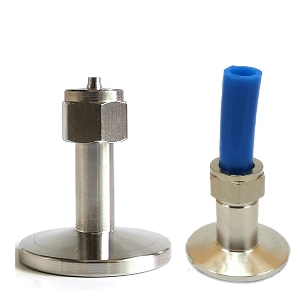 Adaptador de vacio KF50 brida 75mm con conexion rapida para tubo de poliuretano industrial