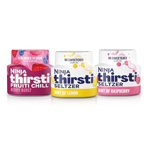 Image of Ninja Thirsti Flavored Water Drops, Seltzer Berry Lemon Variety | Zero Calorie, Zero Sugar, 20 Drinks, 3 Pack, Compatible with All Ninja Thirsti Drink Systems - WC1000, WC2000 & WC3000, WCFV1