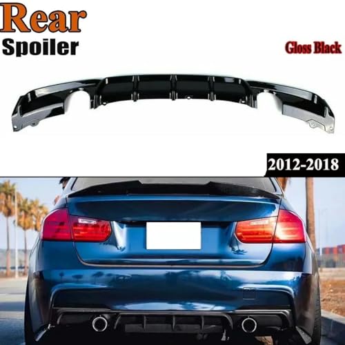 Difusor trasero F30 Sport 2012-2018 con salidas para escape doble labio 2