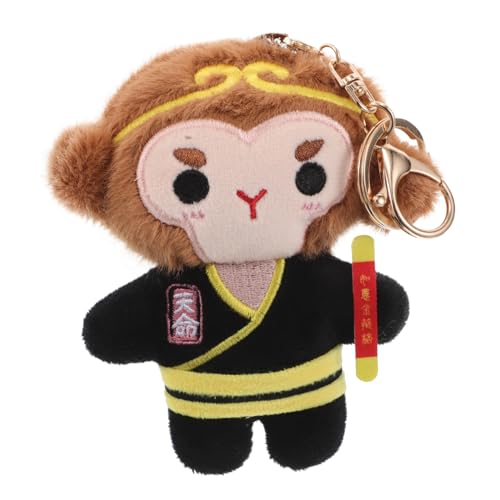 BESPORTBLE Muñeca Goku Negra de Peluche Suave Cojín de Almohada Decorativo para Dormitorio Juguete de Dibujos Animados para Niñas