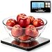 Atogou Wireless Kitchen Scale, 33lb/15kg Food Scale with Detachable Display & Larger Platform, 0.1oz/1g, 9 Units, Counting Function, Stainless Steel, for Cooking, Baking, Shipping, Silver