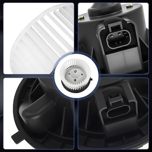 Image of PartsFlow 700164 A /C Heater Blower Motor W /Fan Cage For 2007 2008 2009 2010 2011 2012 2013 GMC Sierra 2500 HD Sierra 3500 Yukon Hummer H2 4.3L 4.8L 5.3L 5.7L 6.0L 6.2L 6.6L 20760618 22741027