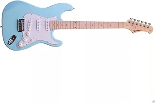 Guitarra waldman strato st-111 lb light blue