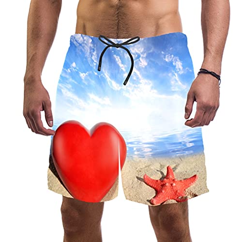 Short de bain homme avec taille élastique confort et 2 poches pratiques S