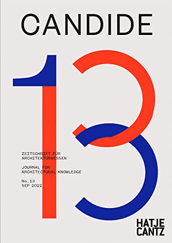 Candide Journal for Architectural Knowledge No 13 volume de collection théorique