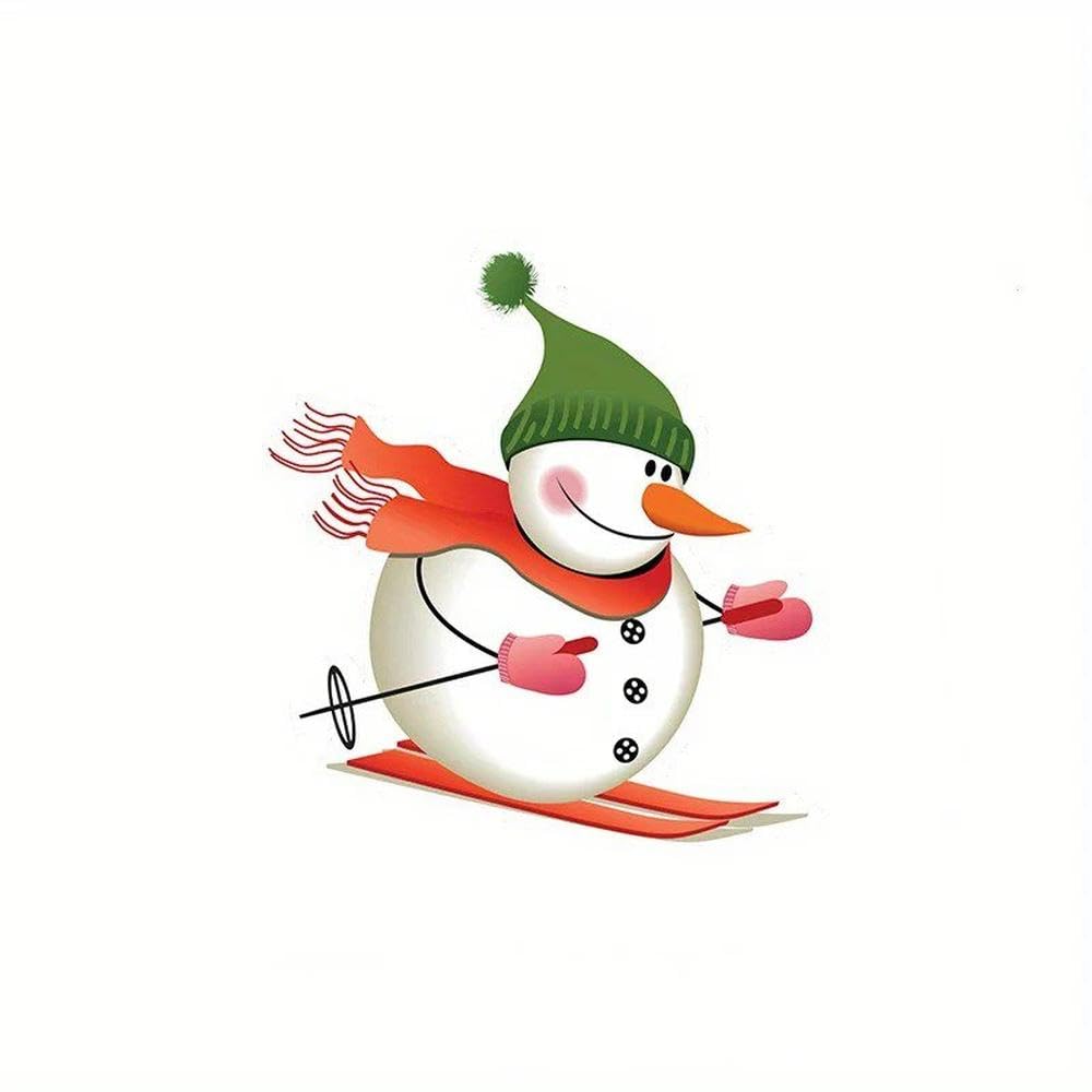 Snowman Car Sticker Vinyl Decal Car Truck SUV Window Decoration