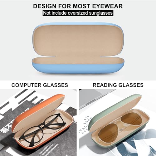 Image of Eyeglasses Case, Hard Shell Protective Case for Glasses, Unisex for Women Men