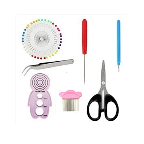 Paper Quilling Kit include 36 Color 900 Strips 3MM Width Strips Quilling Paper and 10 Quilling Tools for Quilling Art