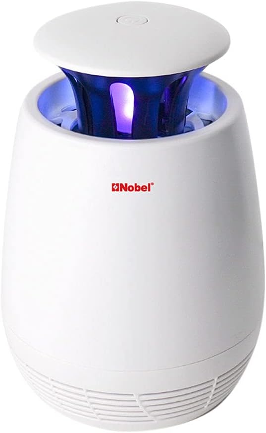 Nobel Insect Killer with Built-in Fan To Suck In The Mosquitoes, Fix with LED UVA Tube NIK850 White with 1 Year Warranty