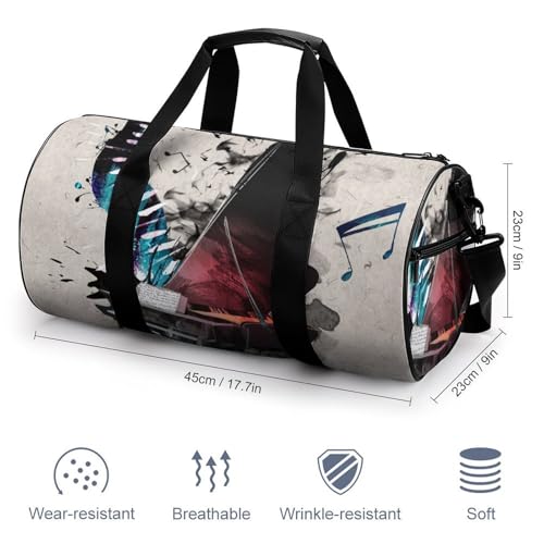 Sac week-end duffel bag piano pour optimiser le rangement de randonnée
