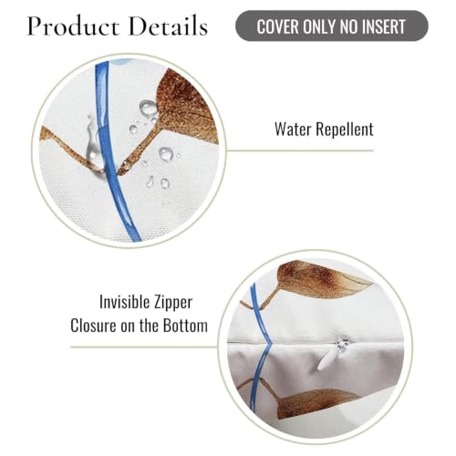 Housses de coussin velours 45x45 avec fermeture éclair invisible - 5