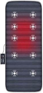 COMFIER Full Body Massage Mat with Heat-Back Massage Chair Pad with 10 Vibration Motors & 2 Therapy Heating pad with auto Shut Off,Heated Massage Mattress Pad for Back