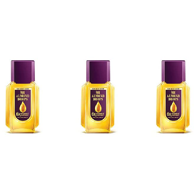 Pack Of 3 - Bajaj Almond Drops Hair Oil - 200 Ml