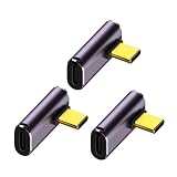 安心の日本企業 USB-C オス メス 変換アダプタ USB4 Thunderbolt 3 40Gbps PD 240W 5A 8K@60Hz 4K@60Hz 高速通信 映像出力 データ転送 高速転送 急速充電 充電 ストレート L字 小型 90°Type-C タイプC 変換アダプター 延長コネクタ uc240 (Gタイプ, 3個セット(3個目タダ))
