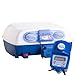 Produktbild Borotto REAL 49 plus Expert - Brutmaschine mit wärmeisolierendem Material mit antibakteriellem Zusatz und automatischem Luftbefeuchter Sirio - für 49 Eier oder 196 kleine Eier