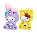 Care Bears x Hello Kitty Plush 2 Pack - Hello Kitty as Funshine Bear & My Melody as Share Bear