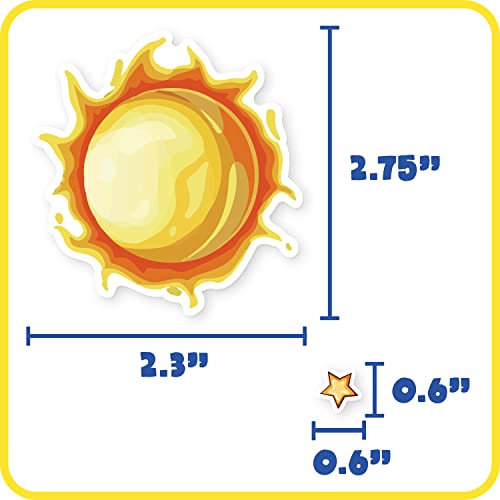 Ready 2 Learn CE10066 Foam Stickers - Space thumb #3