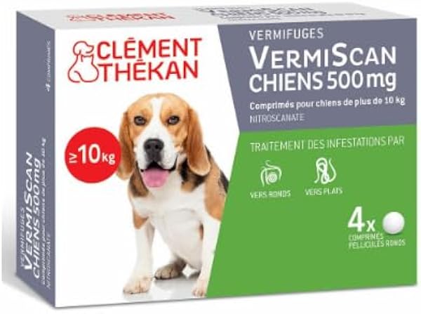 Vermifuge Clément Thékan contre les vers plats et ronds