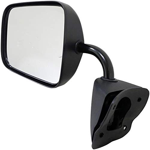 Dorman 955-373 Driver Side Manual Door Mirror - Folding Compatible with Select Dodge Models, Black