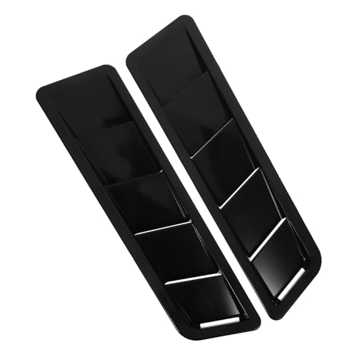 Cubiertas de ventilación lateral Alipis para capó de auto moderno, juego de 2 piezas