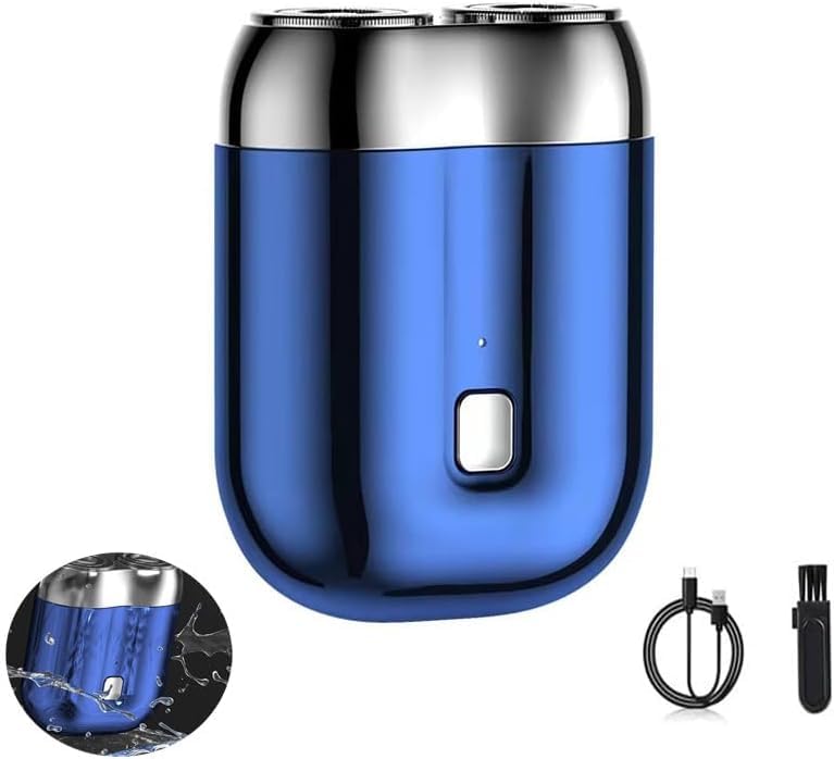 Electric Shaver for Men,100% Washable Rotary Shaver,Rechargeable Waterproof Electric Razor Wet&Dry Shaving with Pop-up Trimmer,1 Hour Fast Charging 4