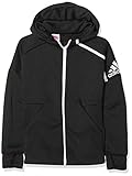 Hood with lanyard adidas Yb Zne HD 3.0 Sudadera, Niños, Black/White, S