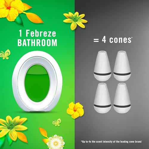 Febreze Bathroom Air Freshener, Odor-Fighting, Plug-in Alternative, Air Fresheners for Small Spaces in Home, Bathroom, Kitchen, & Closet, Pet & Litter Box Odor Fighter, Gain Original Scent, 4ct - image 6
