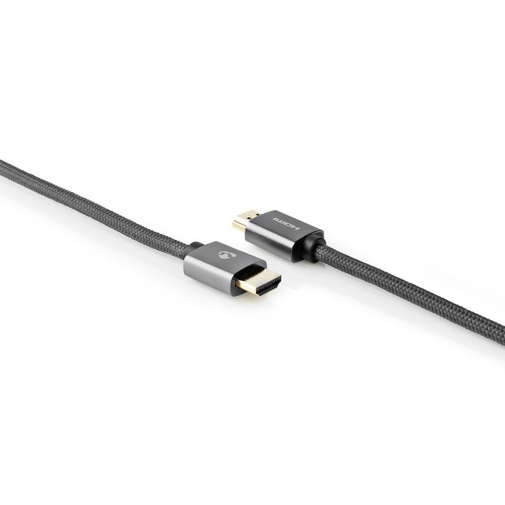 Nedis Profigold HDMI Cable 10m High Speed Ultra HD 10K 8K HDMI 2.1 Certified with Ethernet 4K 120Hz 8K 60Hz eARC 48Gbps HDCP2.3 HDR10+ Anthracite - Image 4