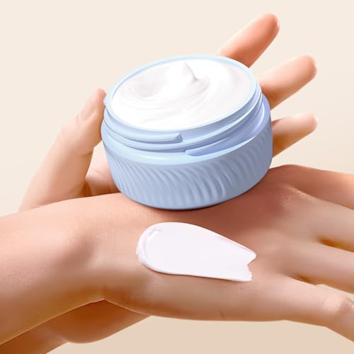 Image of DEPOZA Travel Containers for Toiletries, BPA Free Silicone Cream Jars, TSA Approved, 1.35Oz Leak-Proof Travel Size Containers with Lids for Face, Hand, and Body Cream E29 (4 Pack)