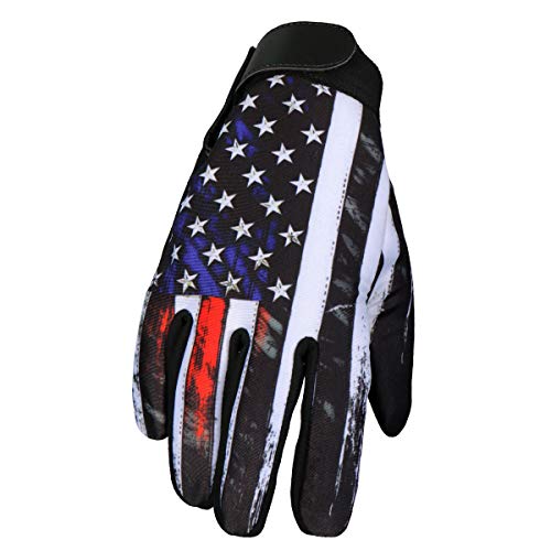 Vintage American Flag Mechanics Gloves