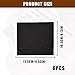 Carbon Filter Replacement Pads for Cat Litter Box, Black, 6 Pack, 4.53x4.13 Inch, Activated Charcoal Odor Control Filters for Hooded Litter Trays