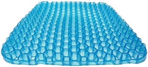SESEAT Gel Seat Cushion Breathable Honeycomb with Non Slip Cover for Chair Office Car Wheelchair Gel Cushion Seat Pad