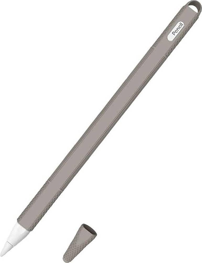 Jesra® Non-Slip Sleeve with Tip Holder Silicone Case for Apple Pencil 2nd Gen - Grey-image-35