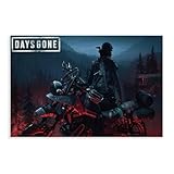 days gone nuovo trailer Qualità superiore: sono immagini ad alta risoluzione stampate su tela, utilizzando inchiostro impermeabile ed eco-solvente. L'opera d'arte è impermeabile, resistente ai raggi UV e allo sbiadimento del colore per più di 30 anni.